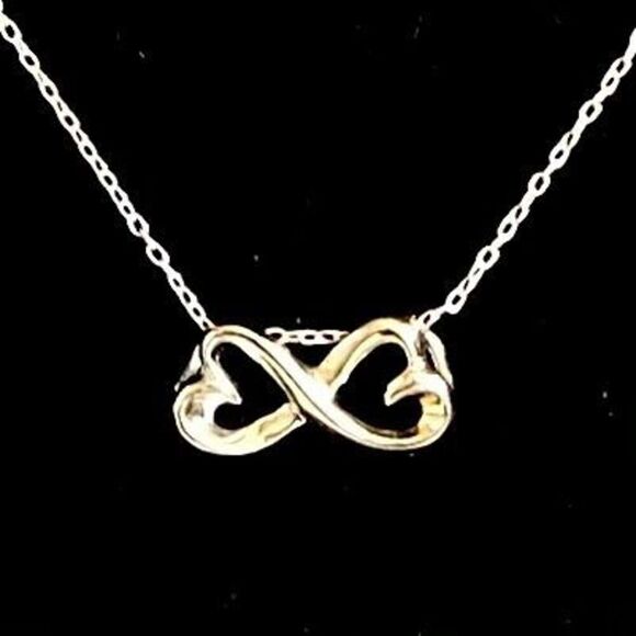 Sterling Jewelry - AQA Sterling Silver “Sisters” Heart Pendant